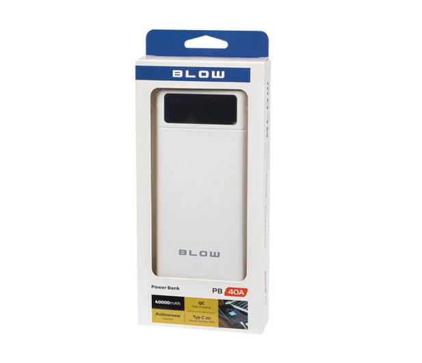 BLOW 40000 mAh 2xUSB QC PB40A USB-C 81-134# - 1376586 - zdjęcie 2